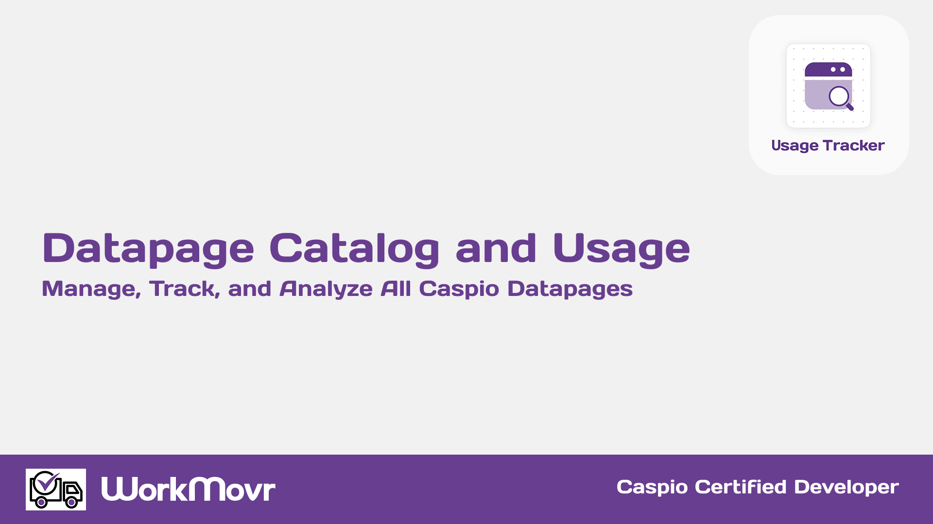 Datapage catalog presentation slide 1