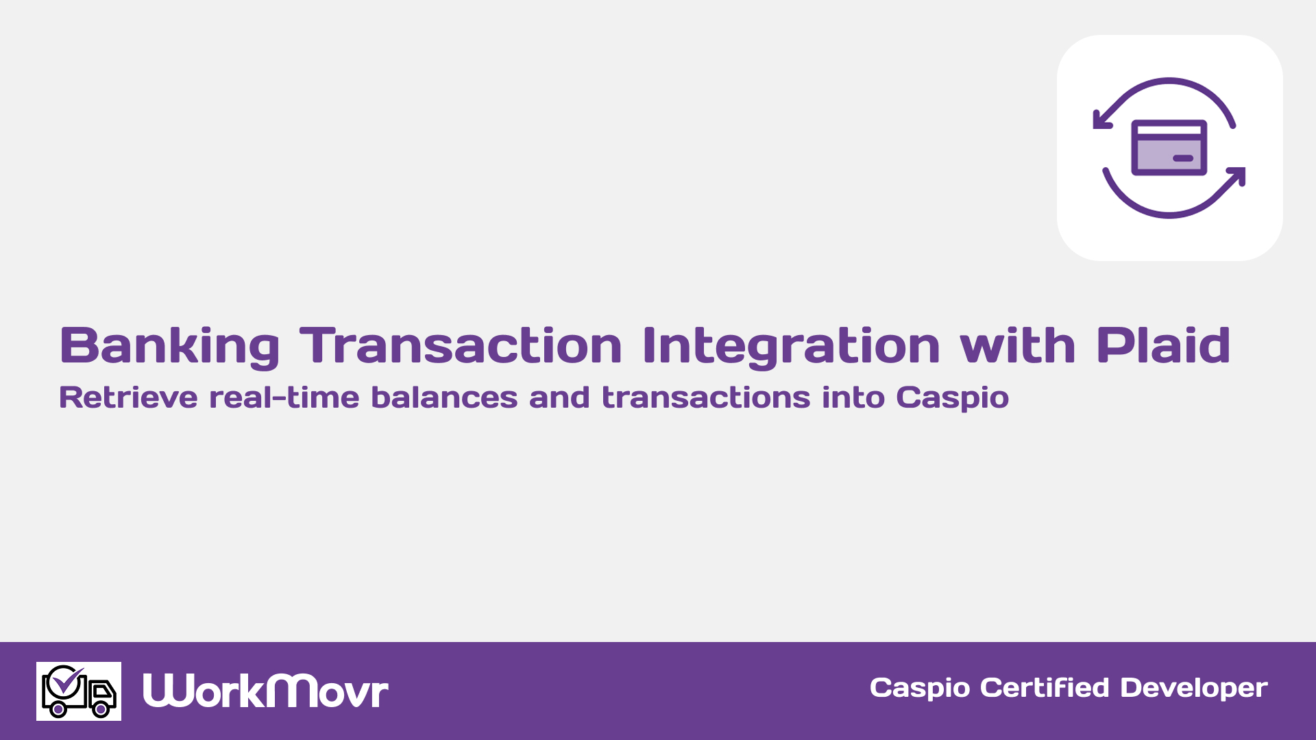 Banking integration presentation slide 1